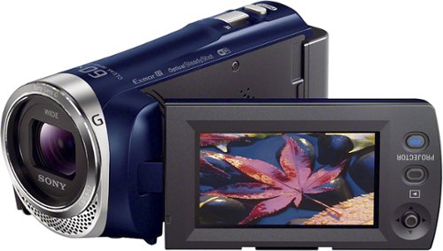  Sony - HDR-PJ340 16GB HD Flash Memory Camcorder - Blue