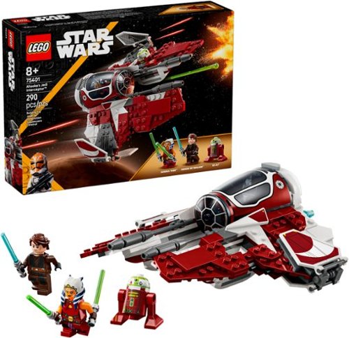 LEGO Star Wars The Clone Wars Ahsoka's Jedi Interceptor Spaceship Building Toy 75401