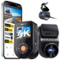 Vantrue - S1 Pro Max 4K+2.5K Front&Rear Dashcam, ADAS & BSD, Dual STARVIS 2, Night Vision, Parking Mode, 5G WiFi&GPS - Black-Front_Standard