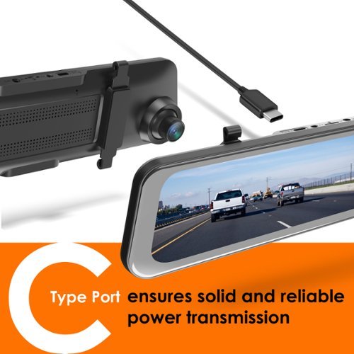 Rexing M2 Max Pro 4K WiFi GPS Mirror Dash Cam - Black BUY IN MIDDLE EAST