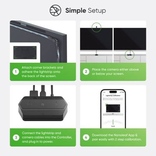 Nanoleaf 4D - Screen Mirror + Lightstrip Kit (For TVs and Monitors up to 65) - Multicolor HOW TO BUY