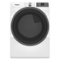Whirlpool - 7.4 Cu. Ft. Stackable Smart Electric Dryer with Wrinkle Shield Option - Silver - White-Front_Standard