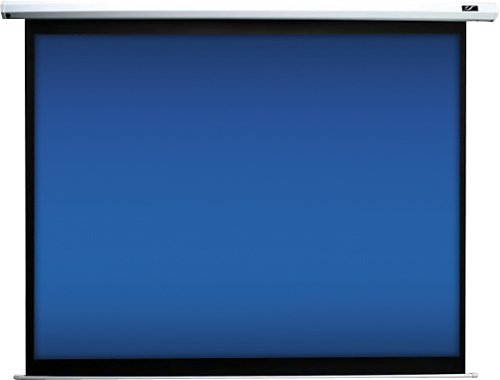 Elite Screens - Spectrum Series 90" Electric/Motorized Projector Screen - White-Front_Standard 