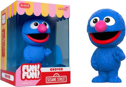 Super7 Sesame Street FUN! FUN! Wv1 Grover COLLECTIBLES Multicolor