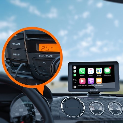 Rexing W1 Carplay and Android Auto device w/ Back-up Camera - Black BUY IN EUROPE