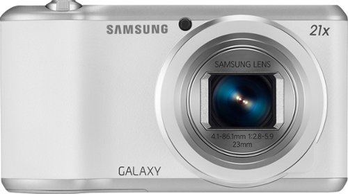  Samsung - Galaxy 2 16.3-Megapixel Digital Camera - White