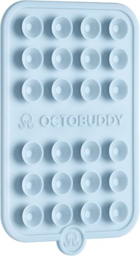Octobuddy - Silicone Suction Cup Universal Phone Case Mount Double-Sided - Baby Blue