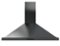 Zephyr - 36 inches - Convertible - Wall Range Hood - Black Stainless Steel-Front_Standard