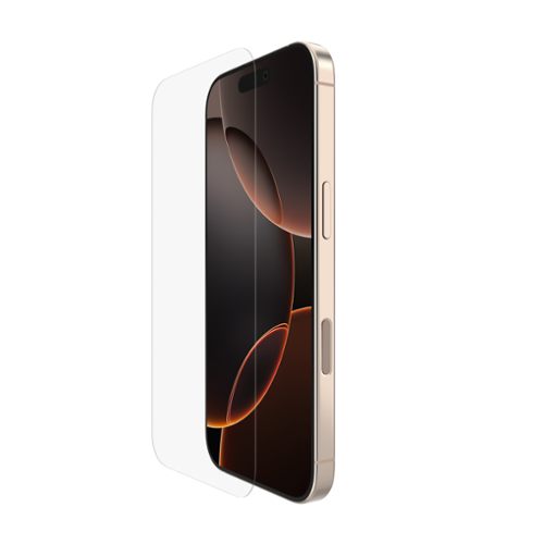 Belkin - ScreenForce TemperedGlass Screen Protector for Apple iPhone 16 Pro & Apple iPhone 17 - Clear