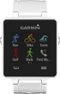 Garmin - vívoactive Smartwatch 28.6mm Plastic - White Silicone-Front_Standard