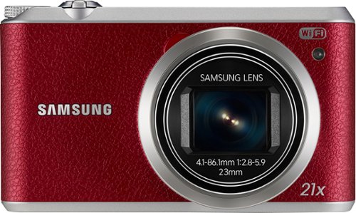  Samsung - WB350F 16.3-Megapixel Digital Camera - Red