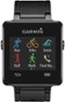 Garmin - vívoactive Smartwatch 28.6mm Plastic - Black Silicone-Front_Standard