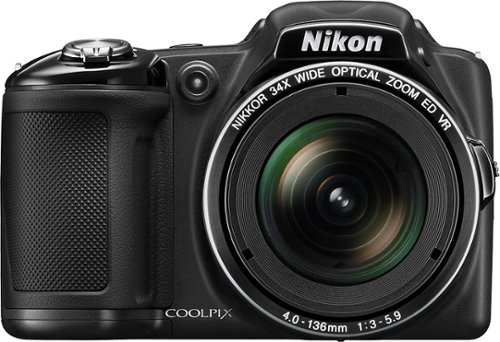  Nikon - Coolpix L830 16.0-Megapixel Digital Camera - Black