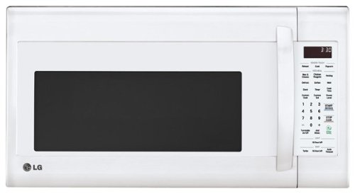  LG - 2.0 Cu. Ft. Over-the-Range Microwave - Smooth White