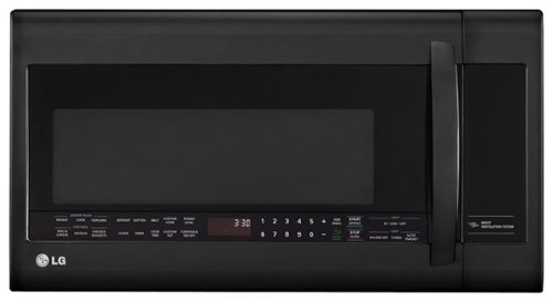 LG - 2.0 Cu. Ft. Over-the-Range Microwave - Smooth Black