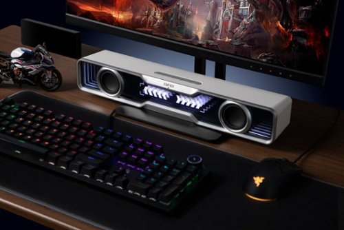 Edifier QS30 2.0 Bluetooth Gaming Soundbar with Halo Lighting (1-Piece) - White BUY ONLINE