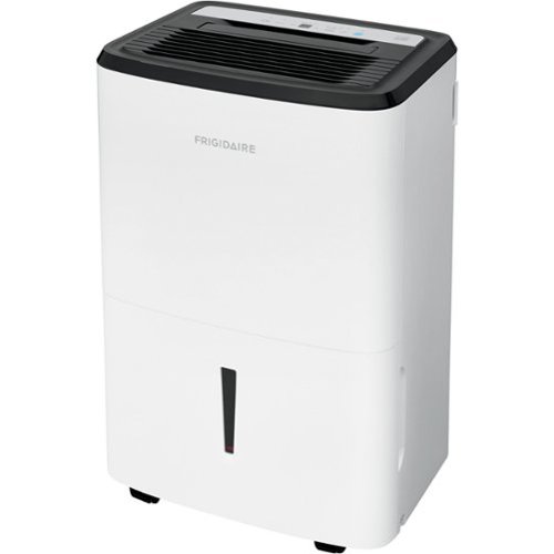 Frigidaire - 50 Pint Dehumidifier with Built-In Pump - White-Front_Standard 