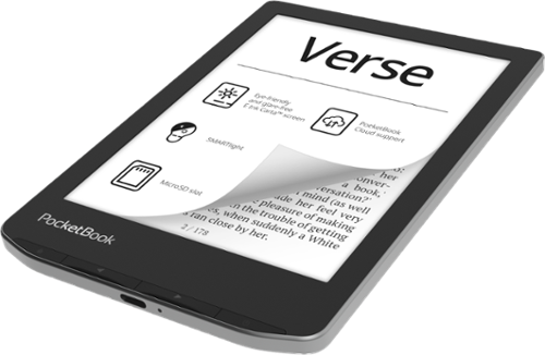 PocketBook Verse Misty Grey | E Reader | 6'' E Ink Carta