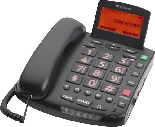  ClearSounds - CLS-CSC600 Amplified Freedom Digital Corded Phone with Speakerphone - Black