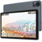 Qukenk - 2026 Android Tablet,128GB ROM 14GB RAM,10.1inch Tablet, Octa-Core, Dual Camera,1TB Expand, Touch Screen - Gray-Front_Standard