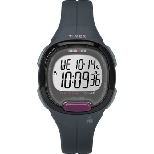 Timex - Women's IRONMAN Transit 33mm Watch - Gray/Purple-Front_Standard 