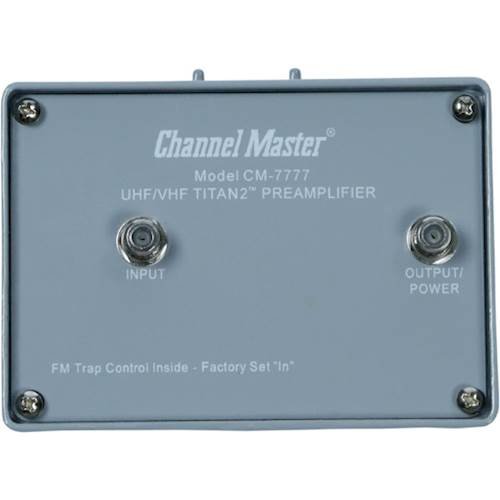 Channel Master - Titan 2 High Gain Antenna Signal Preamplifier - Gray-Front_Standard 