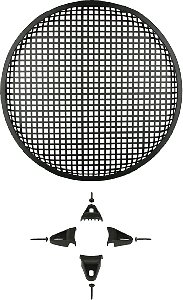 Install Bay - 12" Waffle Grille - Black