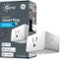 GE - Cync Indoor Smart Plug, Matter Compatible - White-Front_Standard
