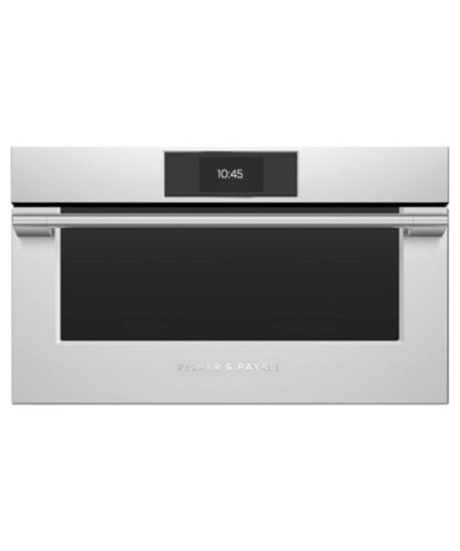Fisher & Paykel - 30" 1.9 Cu. Ft. Single Convection Speed Oven, 5" Touchscreen - Compact - Stainless Steel