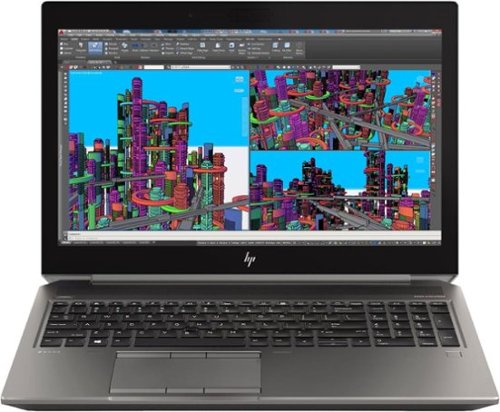 HP - Zbook 15 G5 15.6" Refurbished Laptop - Intel 8th Gen Core i7 with 64GB Memory - NVIDIA Quadro P1000 - 2TB SSD - Gray-Front_Standard 