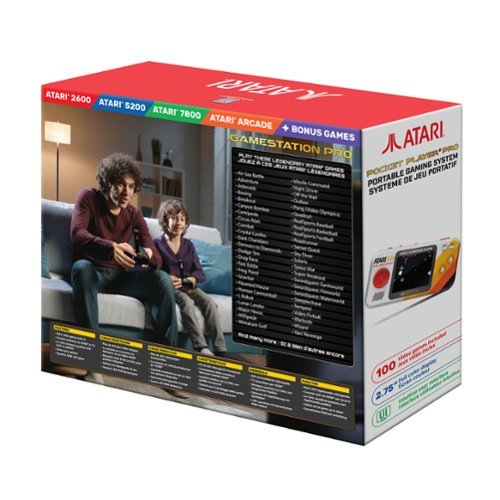 My Arcade Atari Gamestation Pro + Atari Pocket Player Bundle - Gray HOW TO BUY