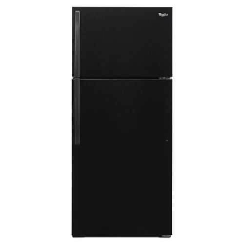  Whirlpool - 14.3 Cu. Ft. Top-Freezer Refrigerator - Black