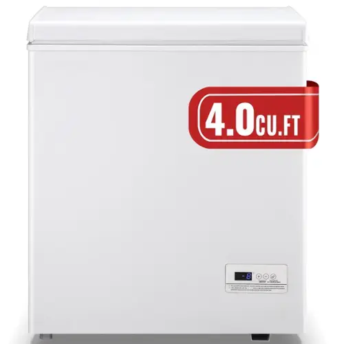 4.0 CU.FT

-8°F

Power Consumption: 0.5kWh/24hr

Energy Star Certified

Eco-friendly and Energy Efficient