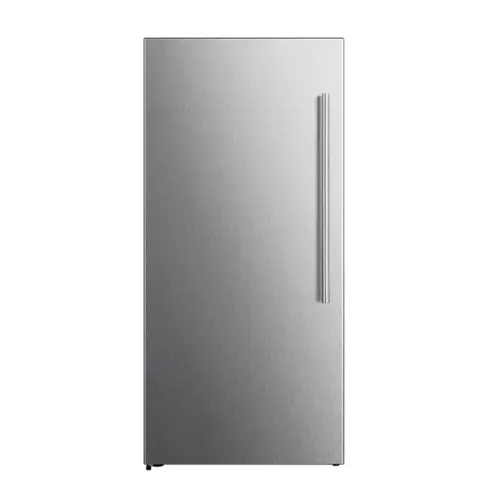 Front. Forno Appliances - Maderno 13.6 Cu. Ft. Frost-Free Convertible Refrigerator/Freezer with Left Swing Door - Stainless Steel.