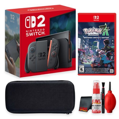 Bundle Switch 2 Video Game System With Carrying Case + Cleaning