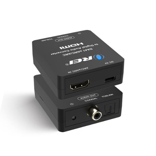 Orei - eARC/ARC to Digital Audio Converter (DA41) - Black-Front_Standard 