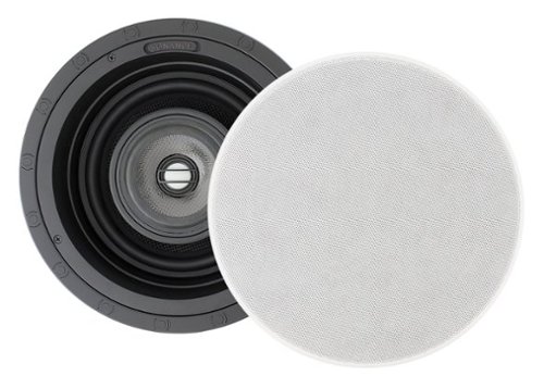 Sonance - VP88R SINGLE SPEAKER - Visual Performance 8" 3-Way In-Ceiling Speaker (Each) - Paintable White-Front_Standard 