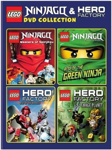 LEGO Ninjago: and Hero Factory Collection [4 Discs] [DVD]
