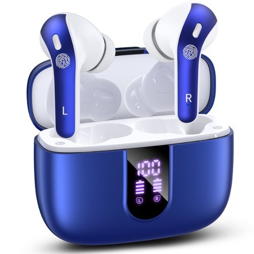 VEAT00L - VEATOOL X8 Bluetooth Headphones True Wireless Earbuds 65H Playback Power Display Earphones with Wireless Charging Case-Front_Standard 