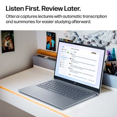 HP OmniBook 3 - 14 2K OLED Laptop - Snapdragon X (8-Core CPU) - 16GB Memory - 256GB SSD - Copilot+ - 41+ Hrs Battery Life¹ - Nouvelle Silver BUY IN EUROPE