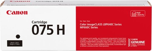 Canon - Toner 075 High Yield Toner Cartridge - Black