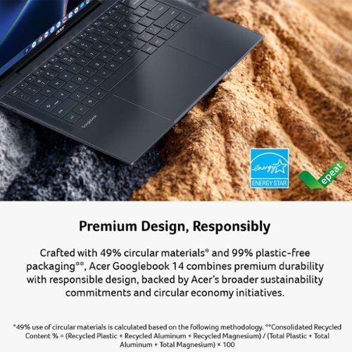 Acer Googlebook 14 Laptop - 14 3K OLED 120Hz Touch - Intel Core Ultra 5 Series 3 2026 - 16GB Memory – 512GB Storage - Elemental Blue BUY IN GERMANY