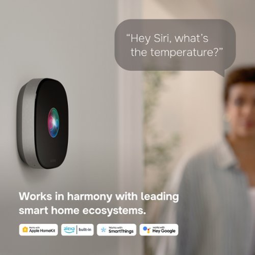 ecobee Smart Thermostat Premium - WiFi, Siri & Alexa Built-In, Smart Sensor, Air Quality Monitor - Black BUY IN SINGAPORE