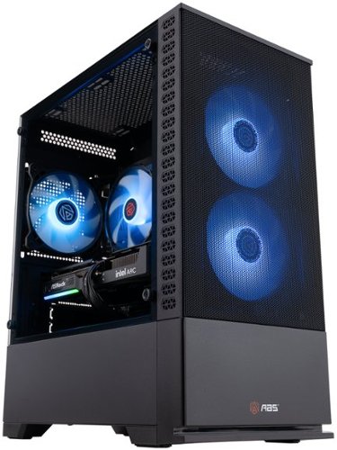 ADVANCED BATTLESTATIONS - ABS Cyclone Aqua Gaming PC - Windows 11 - Intel Core i5-13400F - Intel Arc B580 12GB - 32GB DDR4 3200 - 1TB M.2 NVMe - Black-Front_Standard 