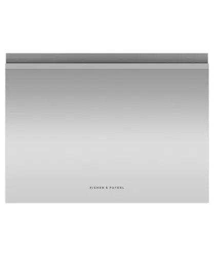 Front. Fisher & Paykel - Top Control Stainless Steel Built-in Single DishDrawer with 44 dBA - Stainless steel.