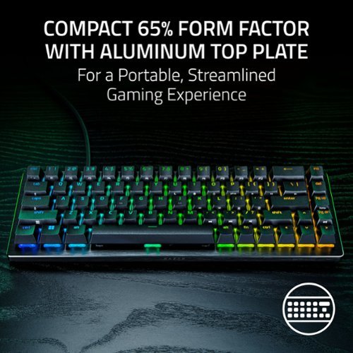 Razer Huntsman V3 8KHz Mini 65% Wired Hall Effect Magnetic Linear Switch Gaming Keyboard with Rapid Trigger - Black BUY ONLINE