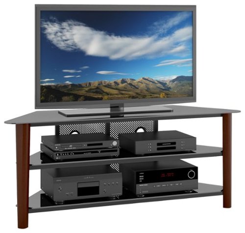 CorLiving - TV Stand for Most Flat-Panel TVs Up to 68" - Espresso