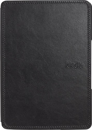  Leather Cover for Amazon Kindle Digital Readers - Black
