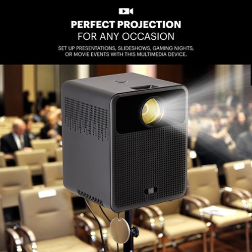 Kodak FLIK HD10 Smart Projector, 1080p Bluetooth & Wifi Projector with Android TV & Built-In 5W Speakers - Black WHERE TO BUY