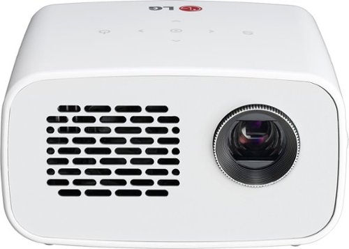  LG - 720p LED Minibeam Projector - White